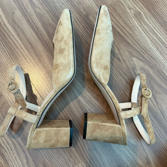J. Crew Maisie ankle-strap pumps in suede - Picture 6 of 16